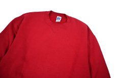 画像2: Used Russell Athletic Blank Sweat Shirt Burgundy made in USA (2)