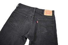 画像4: Used Levi's 517 Denim Pants Black リーバイス (4)