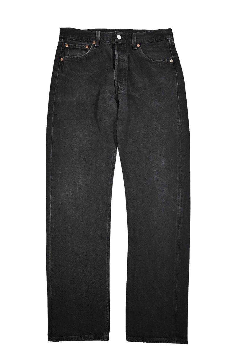 画像1: 98' Used Levi's 501 Denim Pants Black made in USA リーバイス (1)