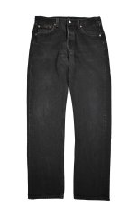 画像1: 98' Used Levi's 501 Denim Pants Black made in USA リーバイス (1)