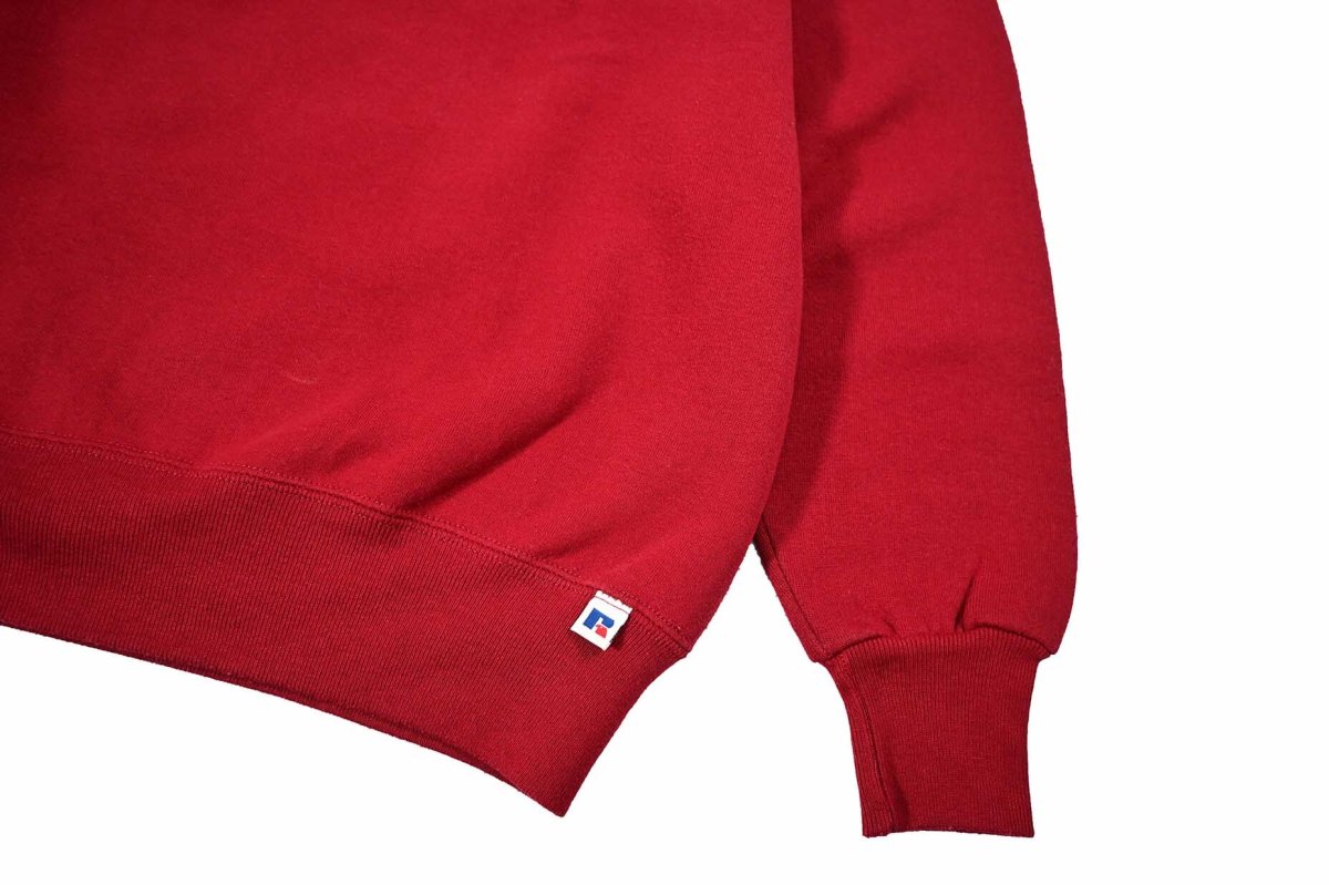 画像3: Used Russell Athletic Blank Sweat Shirt Burgundy made in USA (3)