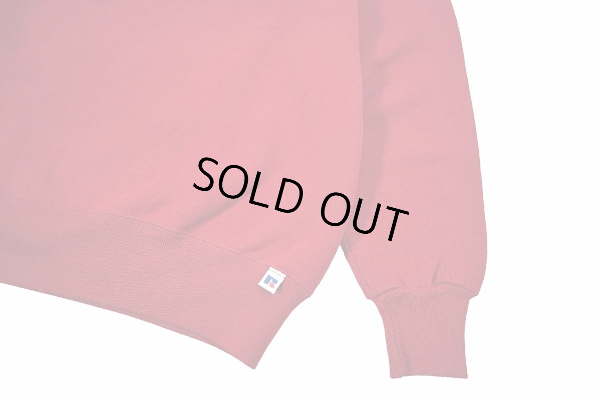 画像3: Used Russell Athletic Blank Sweat Shirt Burgundy made in USA (3)