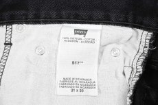 画像7: Used Levi's 517 Denim Pants Black リーバイス (7)