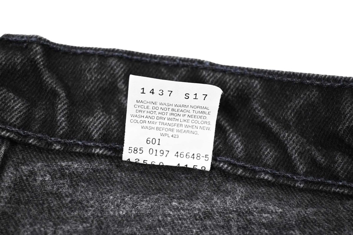画像8: 97' Used Levi's 560 Denim Pants Black made in USA リーバイス (8)