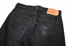 画像4: Used Levi's 501 Denim Pants Black リーバイス (4)