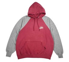 画像1: 70s-80s Used Nike Raglan Sleeve Sweat Hoodie made in USA (1)