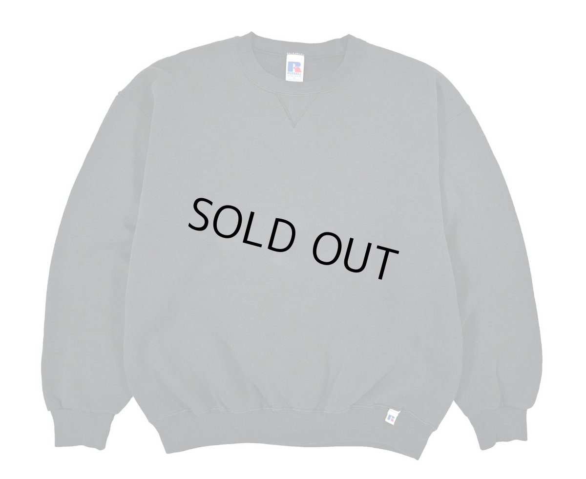 画像1: Used Russell Athletic Blank Sweat Shirt Black (1)