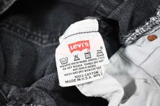 画像7: 01' Used Levi's 501 Denim Pants Black made in USA リーバイス (7)