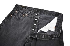 画像6: 01' Used Levi's 501 Denim Pants Black made in USA リーバイス (6)