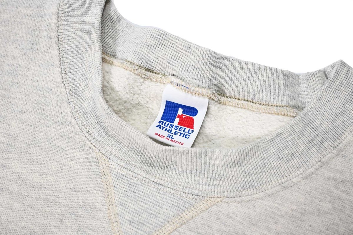画像4: Used Russell Athletic Blank Sweat Shirt Oatmeal (4)