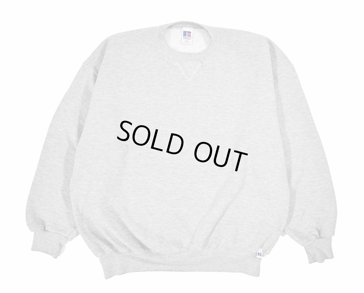 画像1: Used Russell Athletic Blank Sweat Shirt Grey (1)