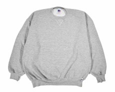 画像1: Used Russell Athletic Blank Sweat Shirt Grey (1)
