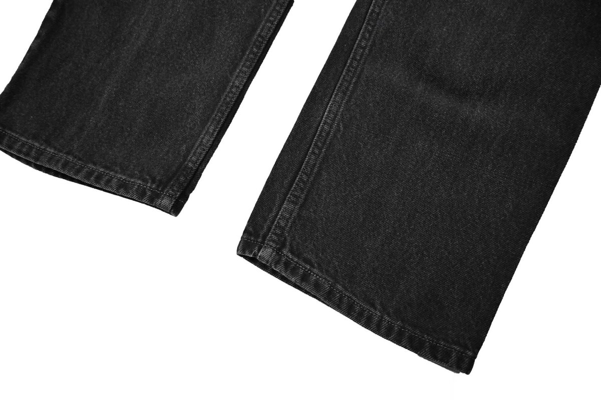 画像3: Used Levi's 505 Denim Pants Black リーバイス (3)