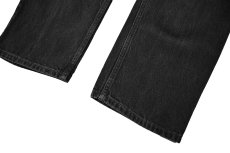 画像3: Used Levi's 505 Denim Pants Black リーバイス (3)