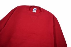 画像2: Used Russell Athletic Blank Sweat Shirt Burgundy made in USA (2)