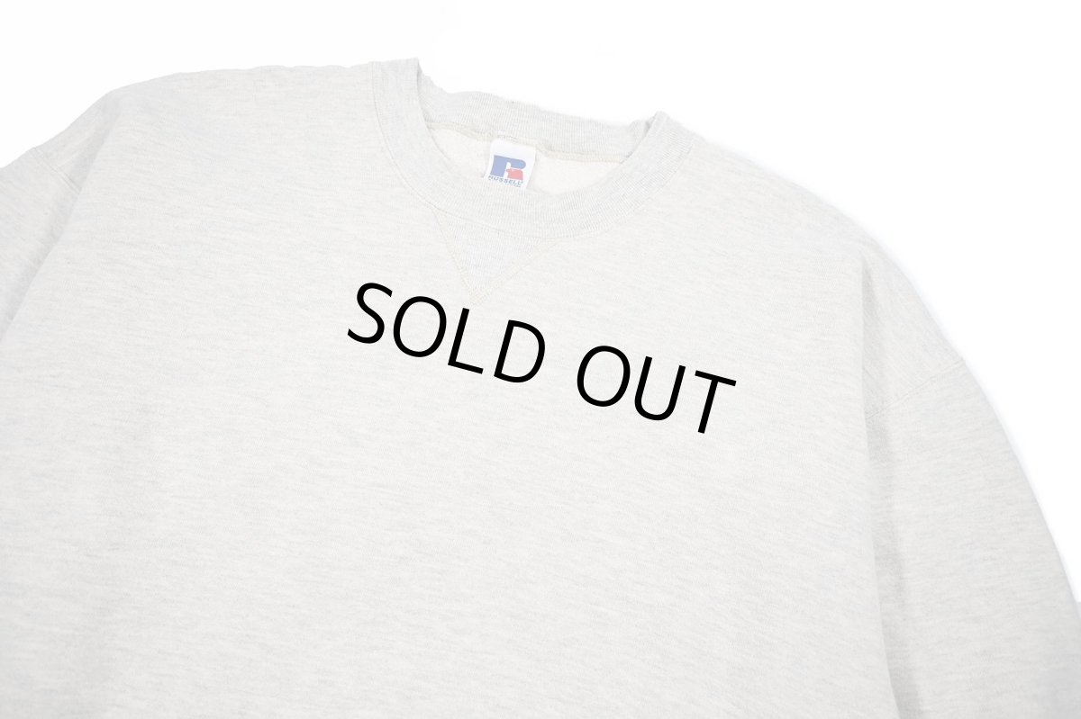 画像2: Used Russell Athletic Blank Sweat Shirt Oatmeal (2)