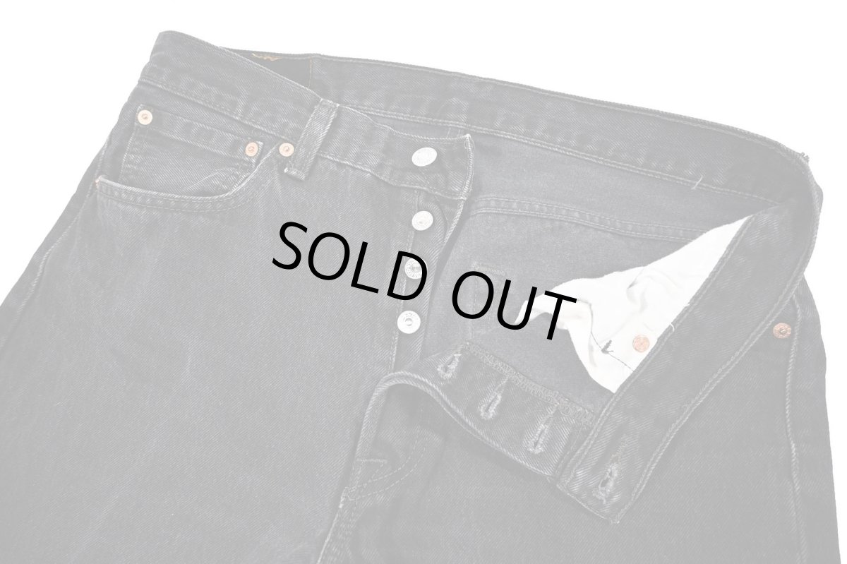 画像6: Used Levi's 501 Denim Pants Black リーバイス (6)