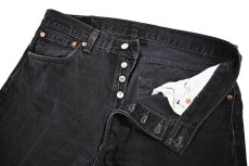 画像6: Used Levi's 501 Denim Pants Black リーバイス (6)