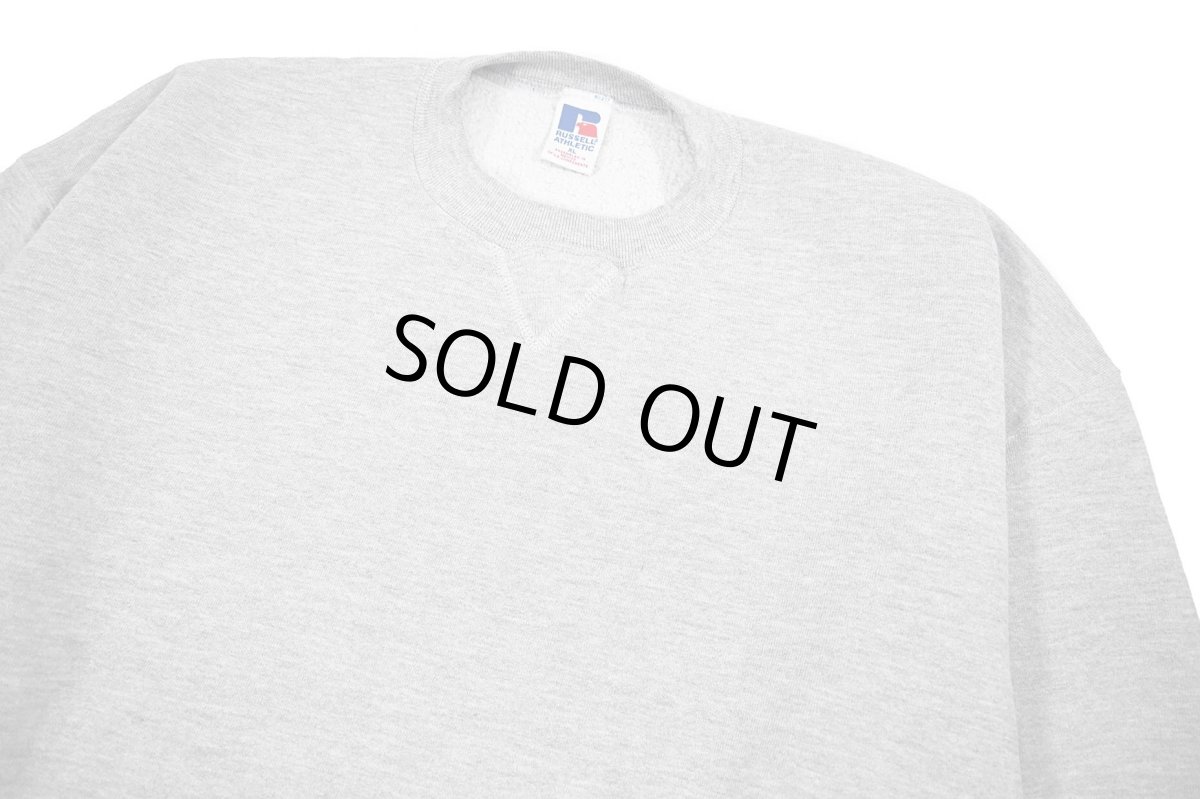 画像2: Used Russell Athletic Blank Sweat Shirt Grey (2)