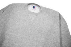 画像2: Used Russell Athletic Blank Sweat Shirt Grey (2)