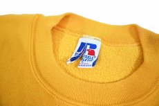 画像4: Used Russell Athletic Blank Sweat Shirt Yellow made in USA (4)