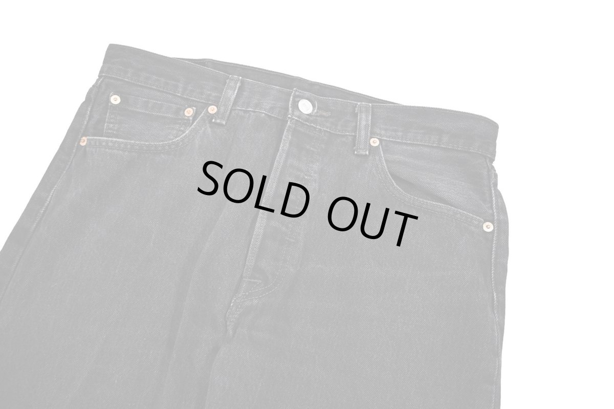 画像2: Used Levi's 501 Denim Pants Black リーバイス (2)