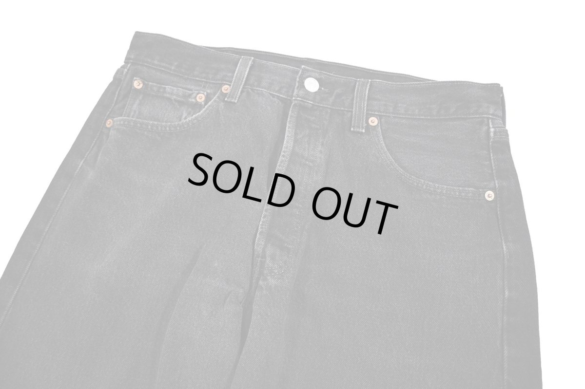 画像2: 98' Used Levi's 501 Denim Pants Black made in USA リーバイス (2)