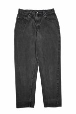 画像1: 98' Used Levi's 545 Denim Pants Black made in USA リーバイス (1)