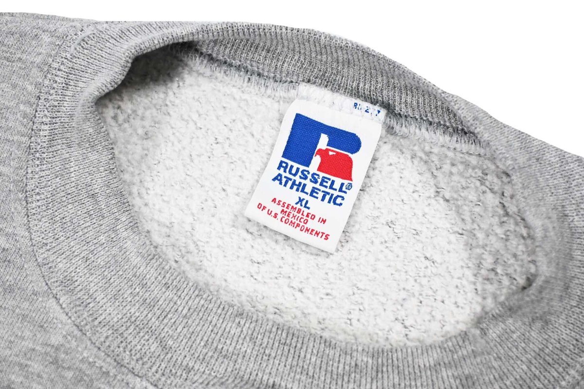 画像4: Used Russell Athletic Blank Sweat Shirt Grey (4)