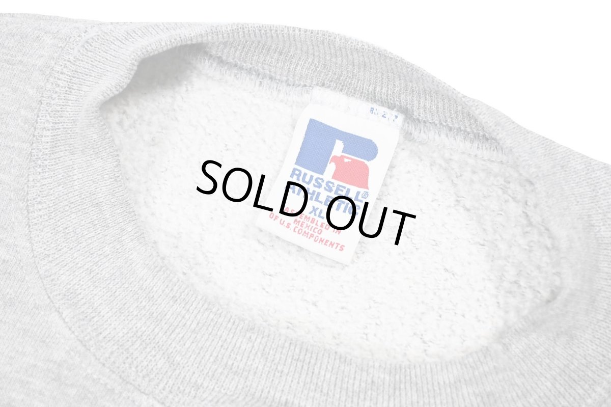 画像4: Used Russell Athletic Blank Sweat Shirt Grey (4)