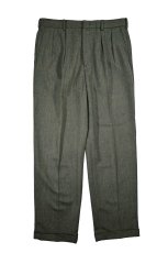 画像1: Used Lands' End Wool Pleated Slacks made in USA (1)