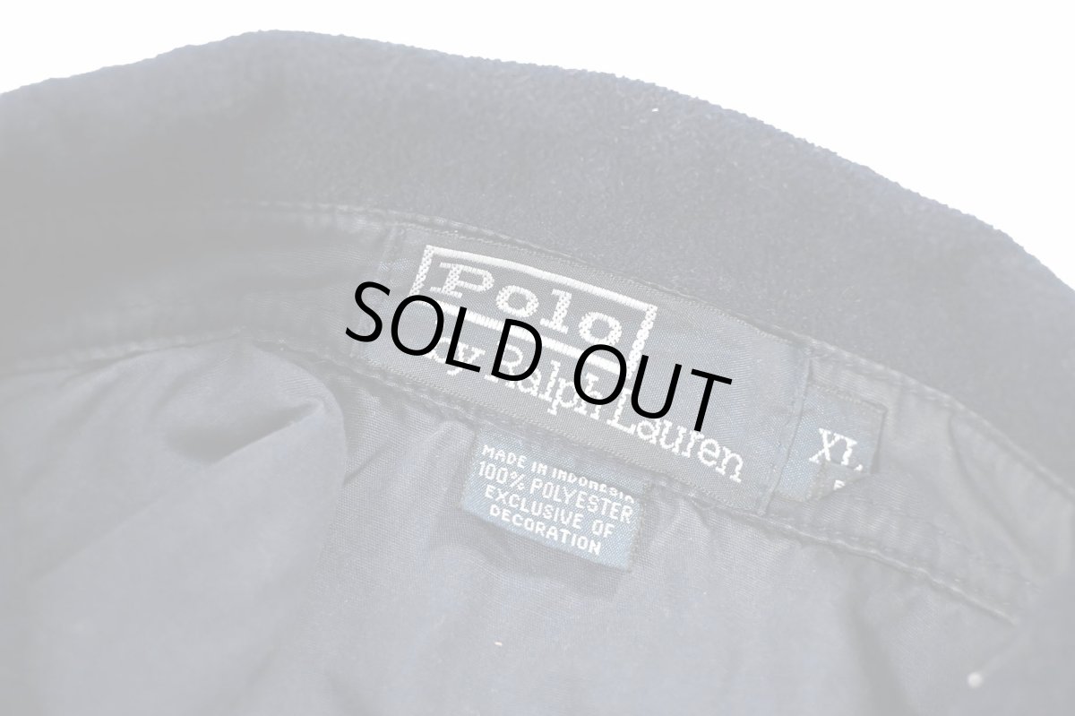 画像4: Used Polo Ralph Lauren Fleece Shirt Navy (4)