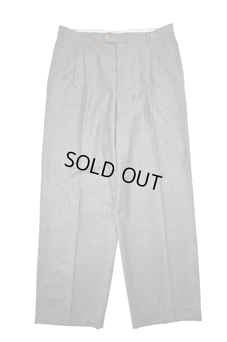 画像1: Used Zanella Wool Pleated Slacks (1)