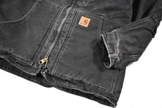 画像4: Used Carhartt Sherpa Lined Ridge Coat Black (4)