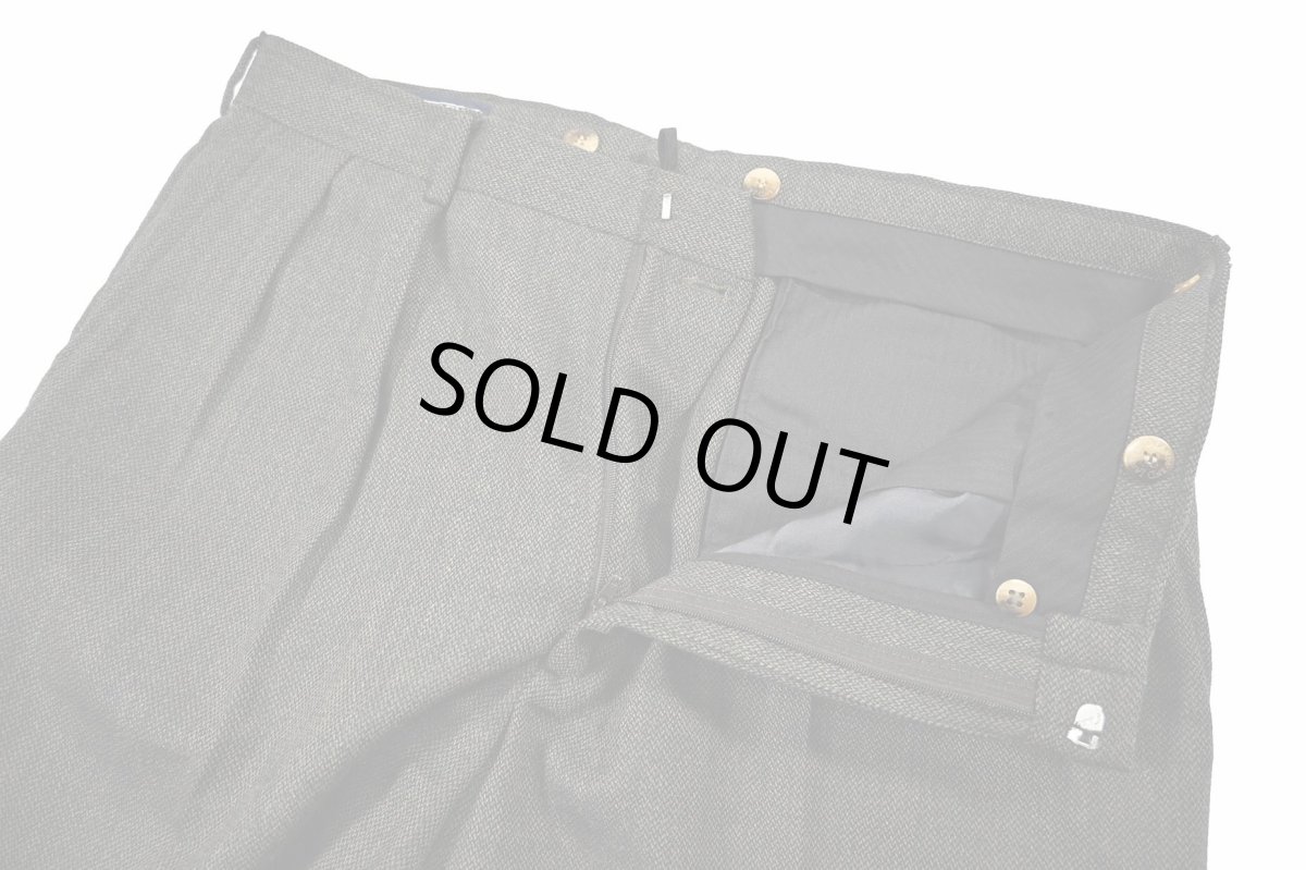 画像5: Used Lands' End Wool Pleated Slacks made in USA (5)