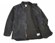 画像6: Used Carhartt Sherpa Lined Ridge Coat Black (6)