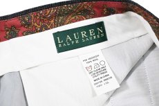 画像6: Used Lauren Ralph Lauren Wool Pleated Slacks (6)