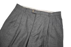 画像2: Used Zanella Wool Pleated Slacks (2)