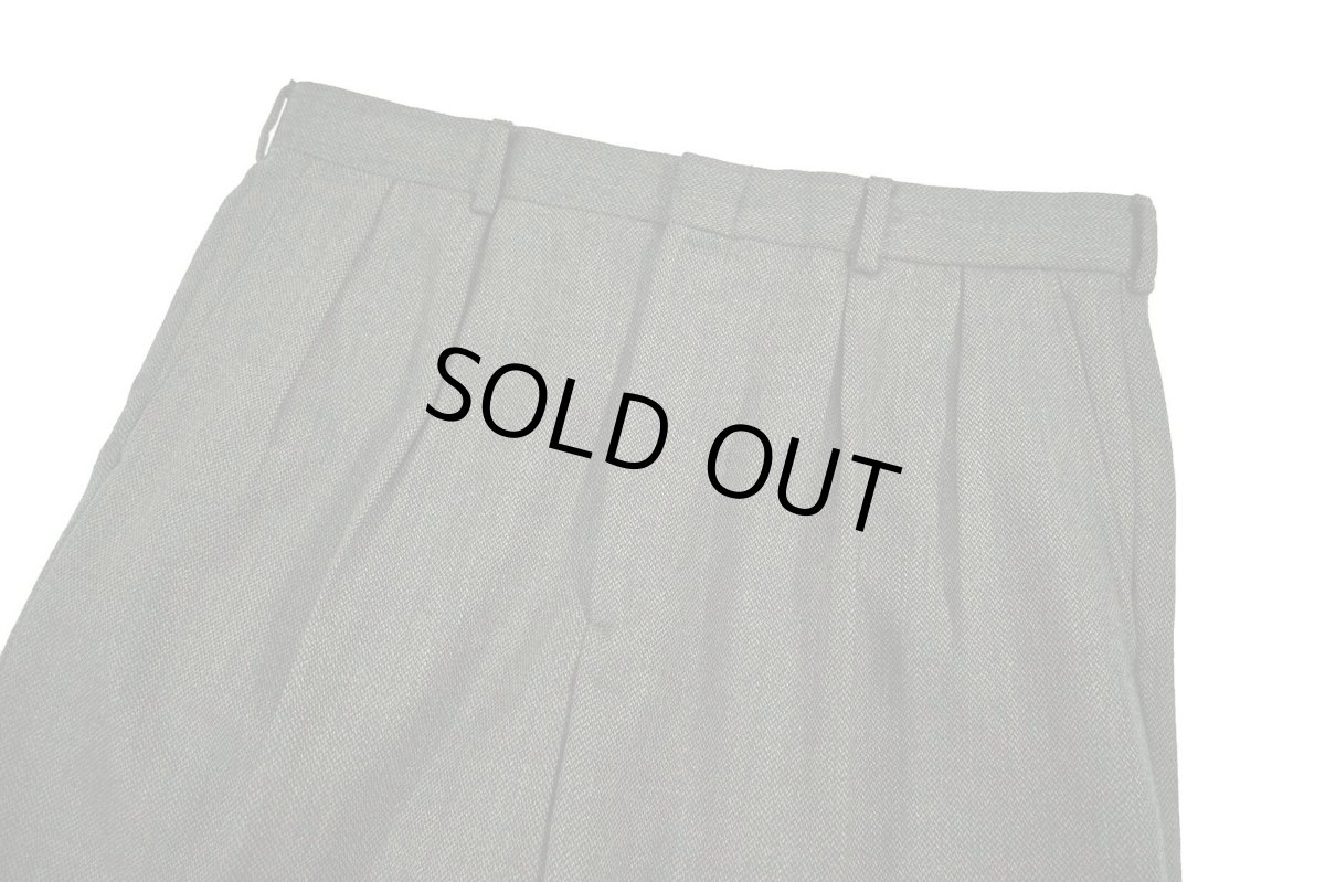 画像2: Used Lands' End Wool Pleated Slacks made in USA (2)