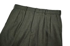 画像2: Used Lands' End Wool Pleated Slacks made in USA (2)