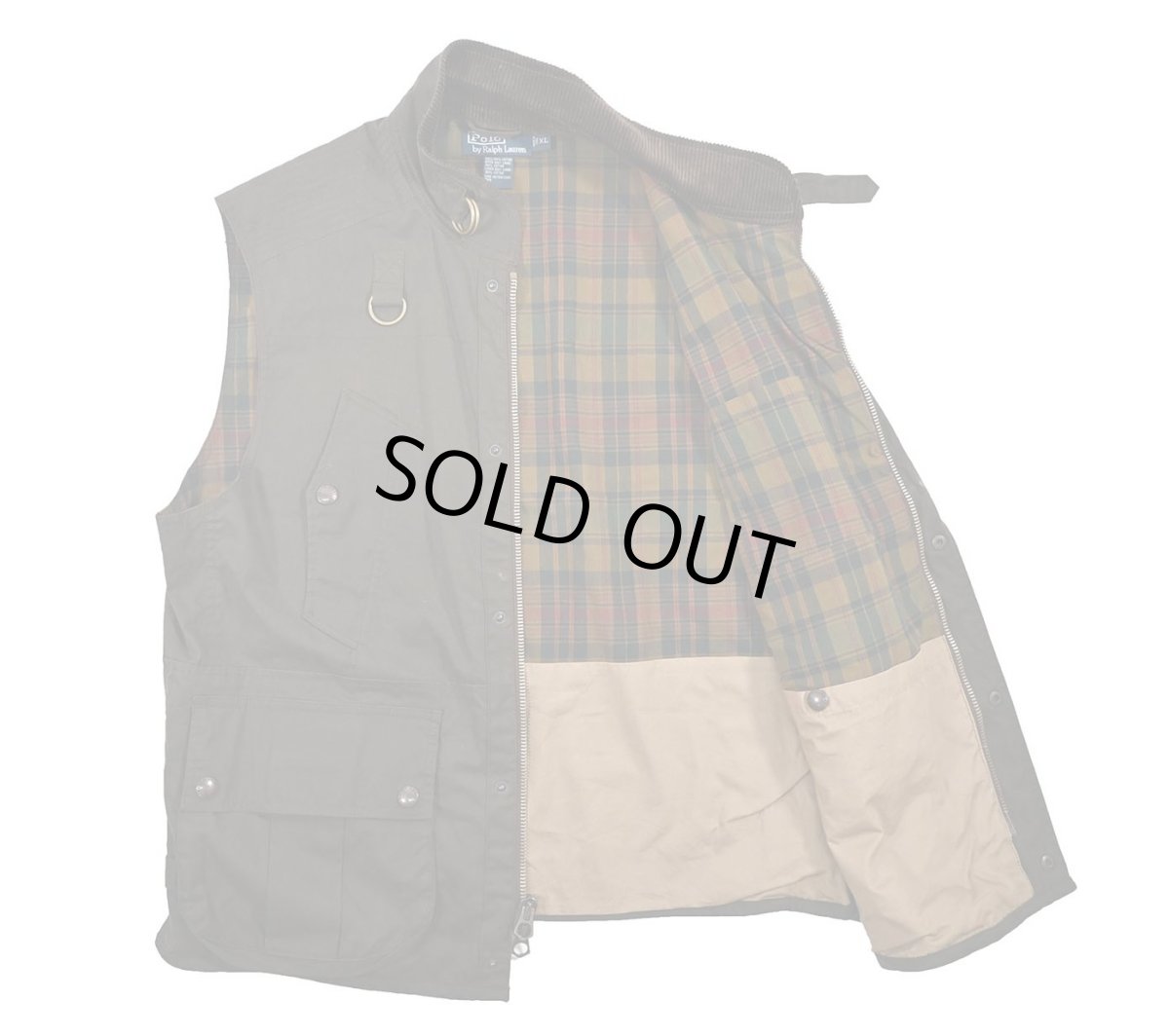 画像5: Used Polo Ralph Lauren Wax Vest (5)