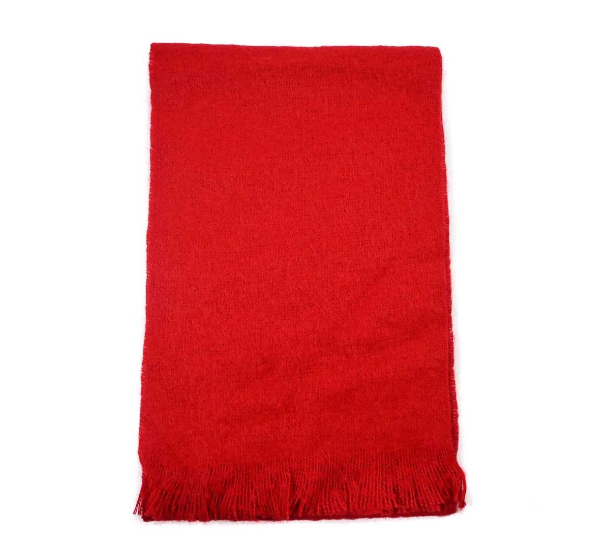 画像1: Pierre Quioc Mohair Scarf Passion(Red) made in France (1)