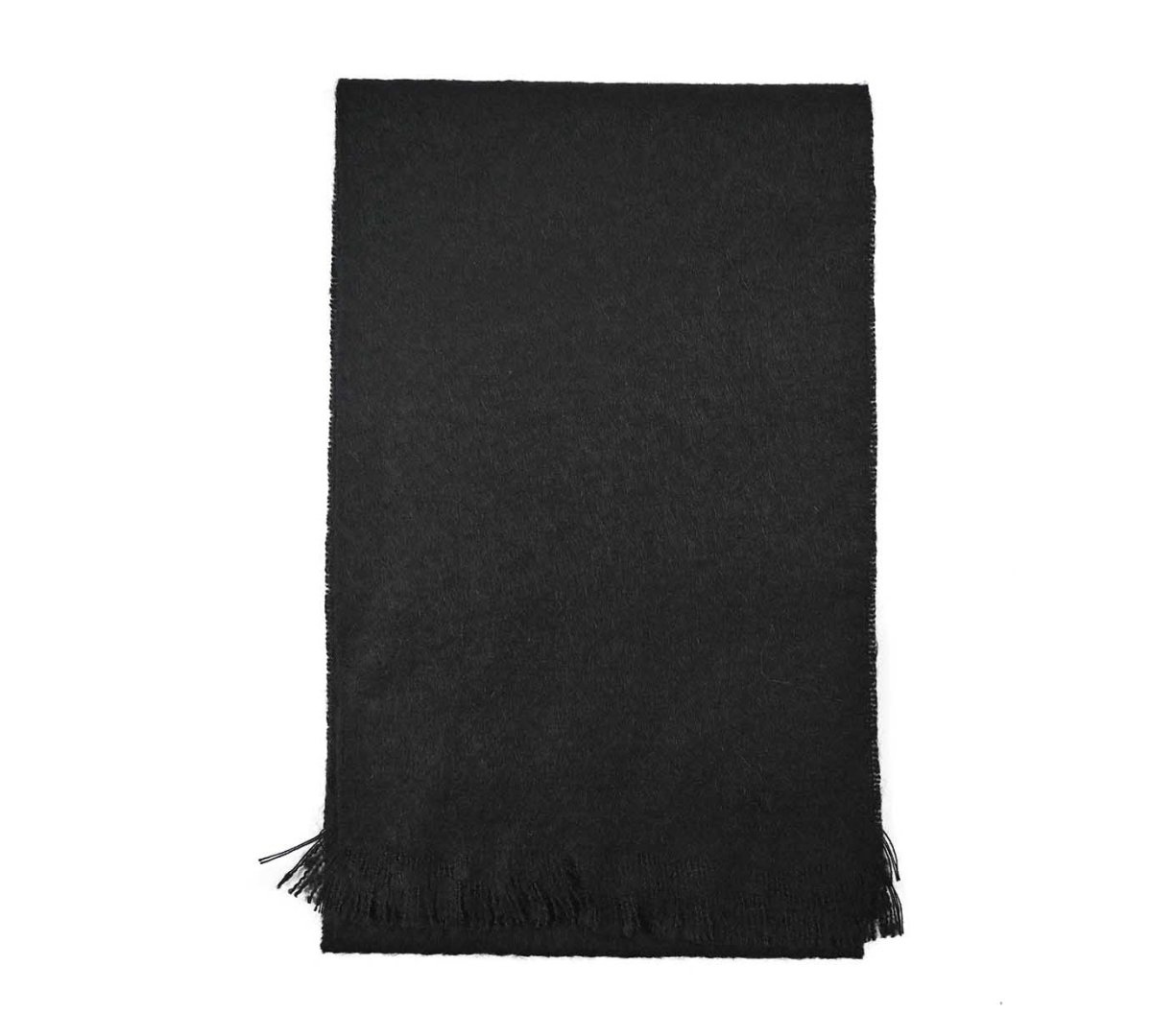 画像1: Pierre Quioc Mohair Scarf Noir(Black) made in France (1)