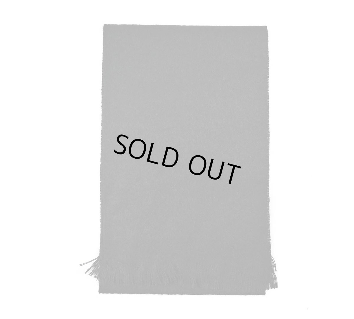 画像1: Pierre Quioc Mohair Scarf Noir(Black) made in France (1)