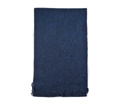 画像1: Pierre Quioc Mohair Scarf Barbeau(Navy) made in France (1)