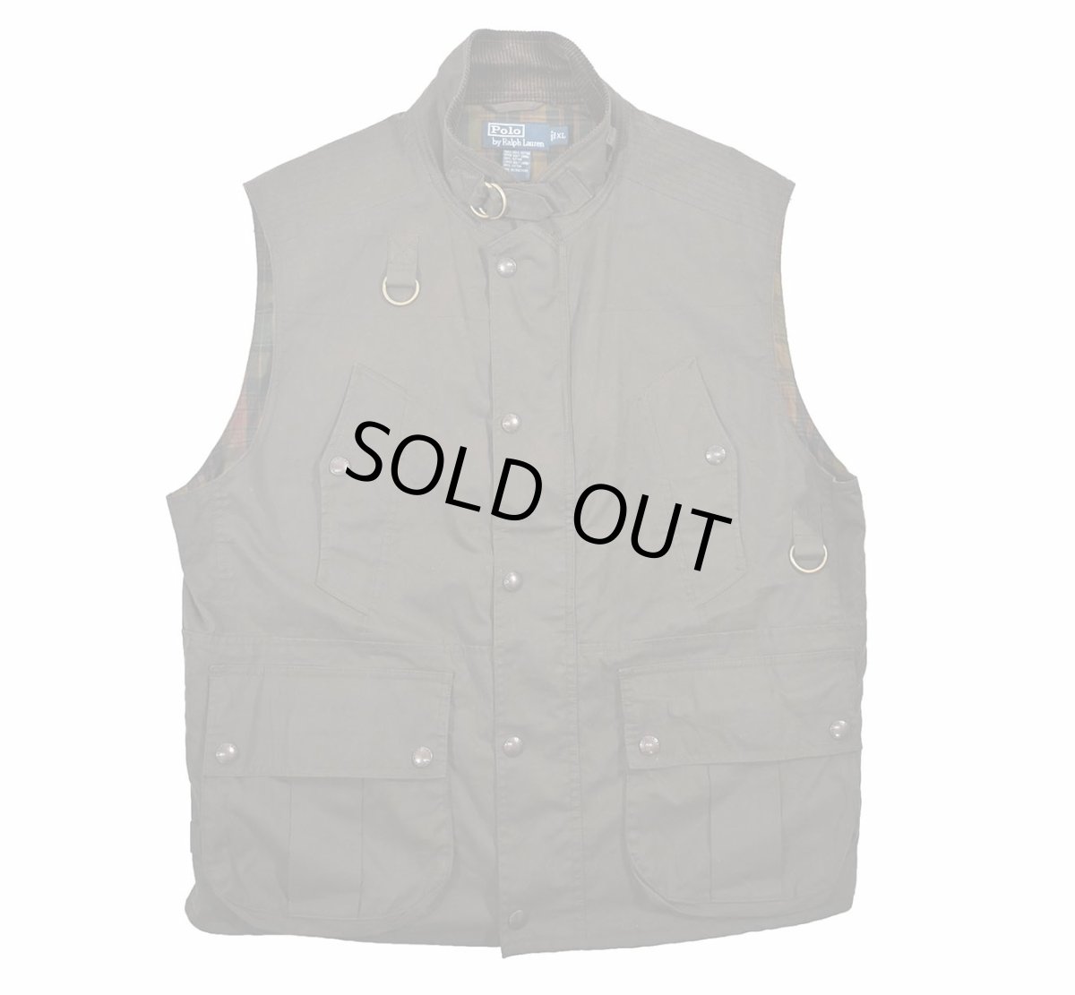 画像1: Used Polo Ralph Lauren Wax Vest (1)
