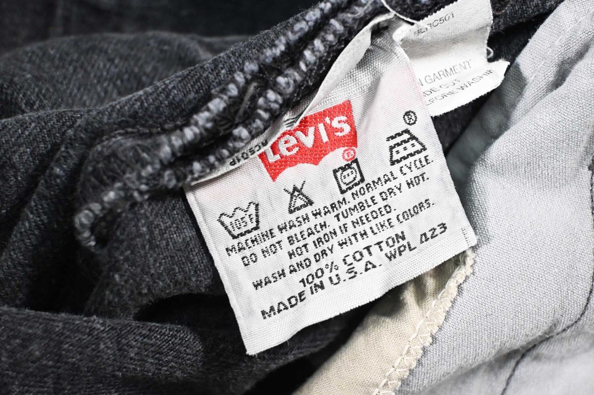 画像7: 98' Used Levi's 501 Denim Pants Black made in USA リーバイス (7)