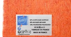 画像2: Pierre Quioc Mohair Scarf Clementine(Orange) made in France (2)