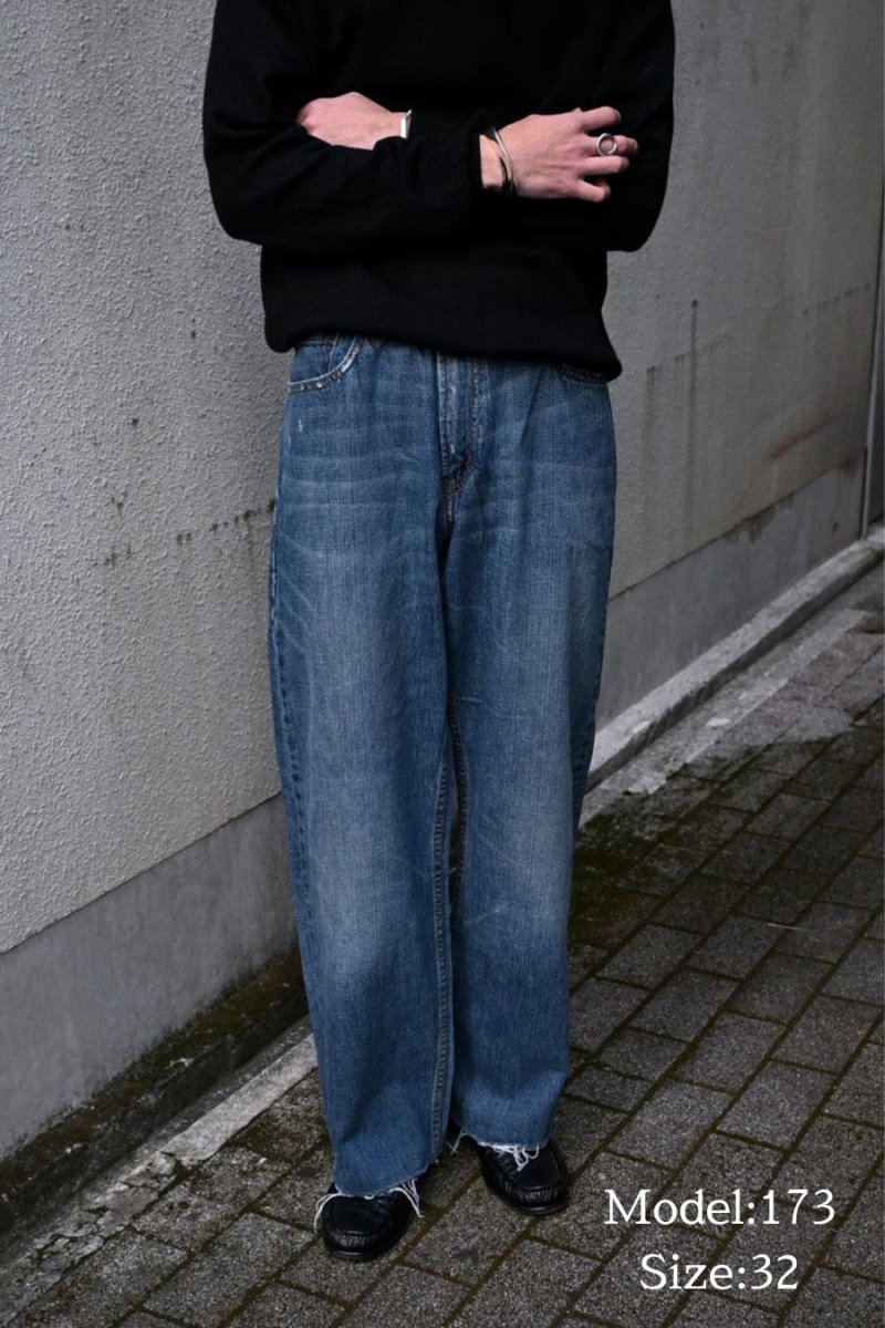 画像8: Used Levi's 569 Denim Pants Cut Off #4258 リーバイス (8)