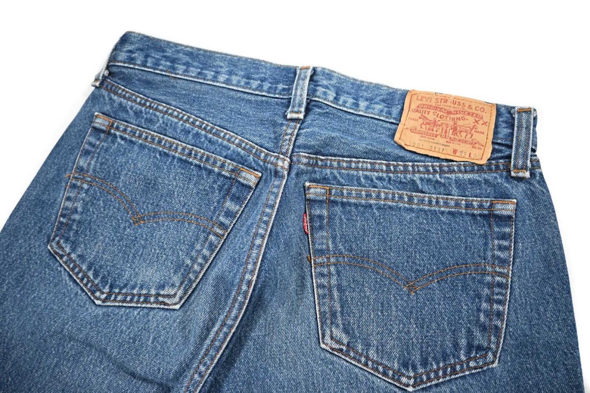 画像4: 80s Used Levi's 501 Denim Pants made in USA リーバイス (4)